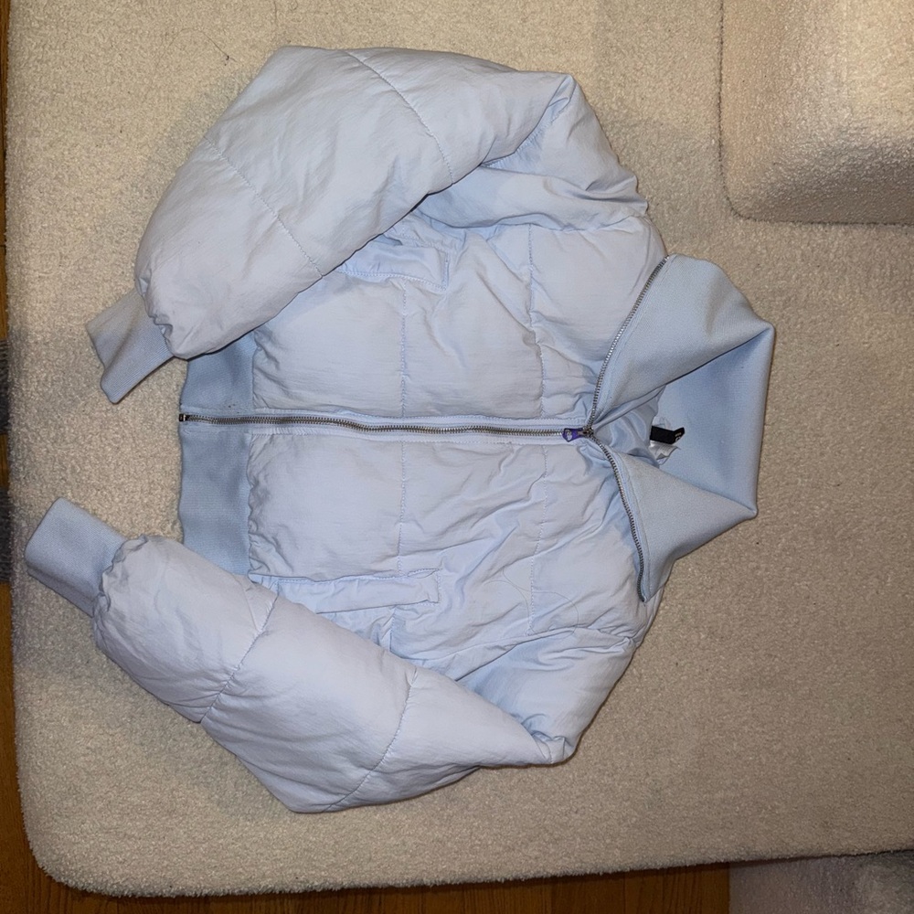 H&M Light Blue Puffer Jacket women’s